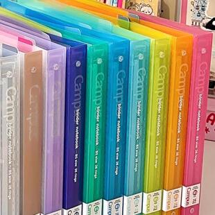 日本国誉kokuyo活页本campus可拆卸B5外壳学生办公透明记事本软面