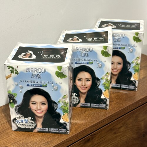 北柔植物泡泡染diy染发剂染发膏