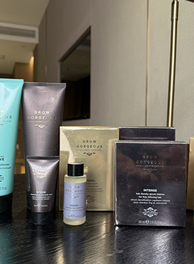 无盒特价 GrowGorgeous强韧发丝洗发水固发精华柔顺精油洗护套装