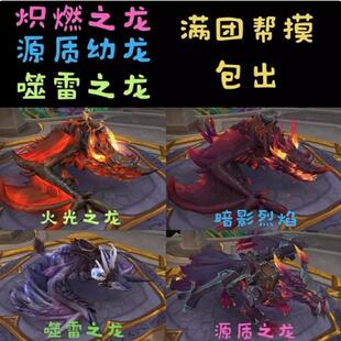 魔兽世界代练噬雷之龙/炽燃火光之龙皮肤源质幼龙包出秒打