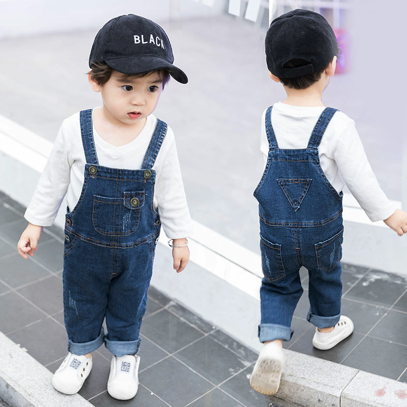 宝宝背带裤牛仔小童男女宝婴儿童长裤男女童装春秋潮款可开裆洋气,童装/婴儿装/亲子装,儿童牛仔裤,淘宝优惠券,粉丝福利购,淘宝优惠卷