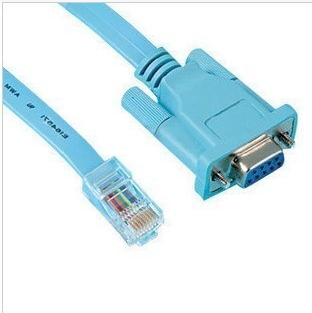 思科cisco 华为console线 rj45转rs232线串口9孔 水晶头转串口线