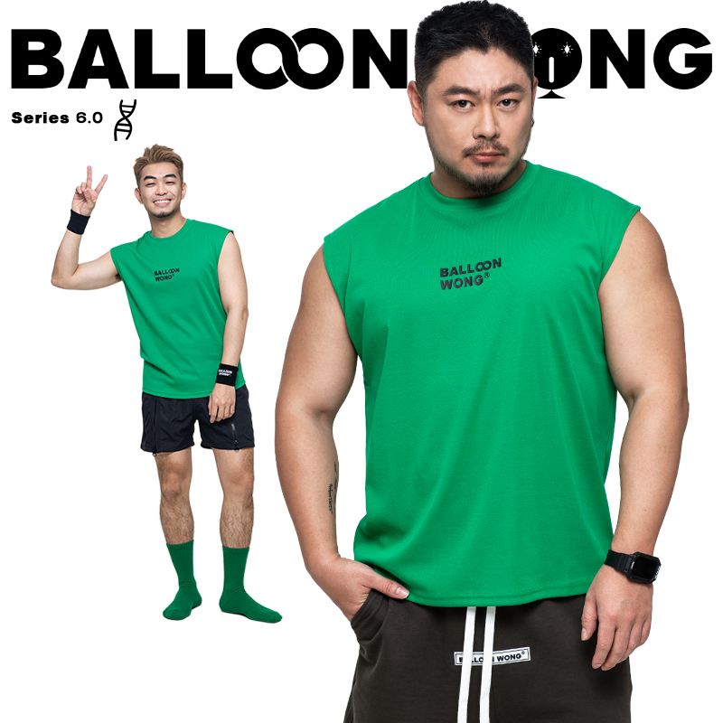 王气球无袖四季休闲运动背心垂感