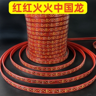 led新款红板中国龙彩色灯带灯条室外防水防冻加宽装饰新年312