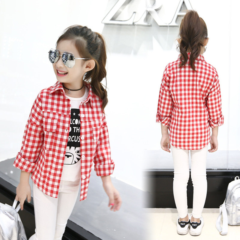 Chemise fille à manche longue - Ref 2085945 Image 1