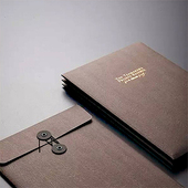 高端文件袋定制logo烫金收纳袋牛皮纸a4保险合同袋资料档案袋订做