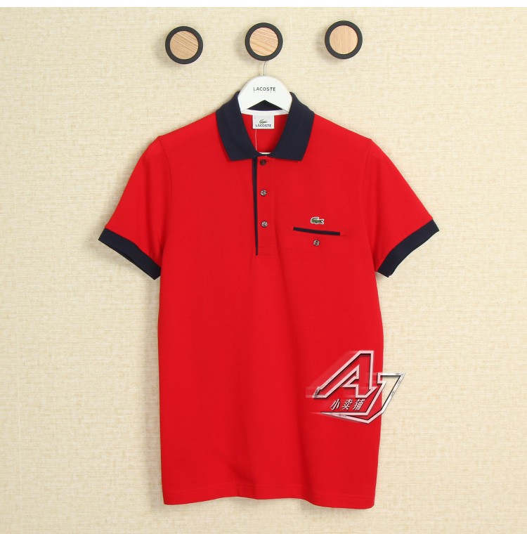 ÈýÕÛ Lacoste·¨¹úöùÓãר¹ñÕýÆ·ÄÐʽײɫÐÝÏжÌÐäPOLOÉÀPH9505