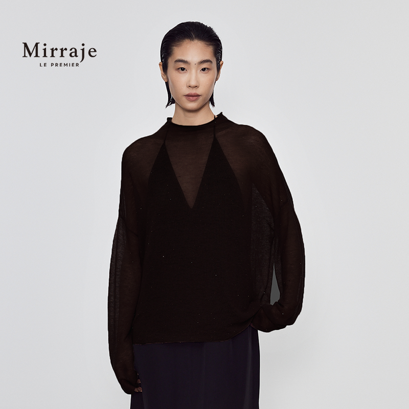 针织衫Mirraje新款轻薄透气