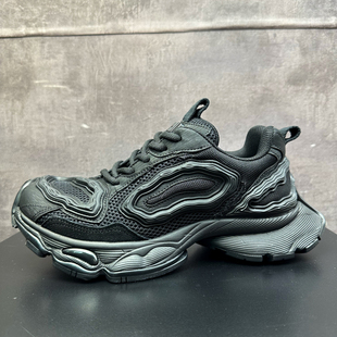 复古厚底运动休闲鞋 男鞋 男士 2025小众款 潮牌透气老爹鞋 街拍设计款