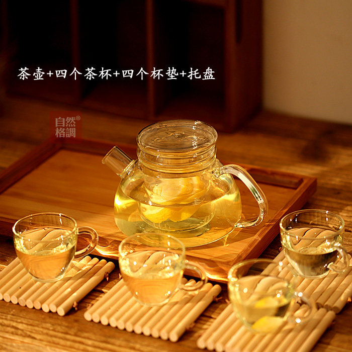 natural Glass Flowers Teapot Kung Fu Tea High temperature resistant Scented Tea Flowers Teapotin the Tableware , Tea set , Herbal Tea  category - from Buy2taobao.com to provide professional Taobao agent buy service