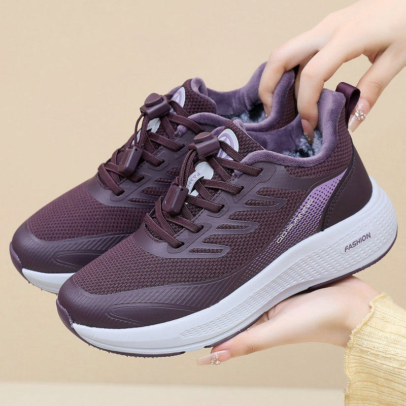 新款老北京布鞋女棉鞋加绒加厚冬季保暖软底防滑运动休闲妈妈棉鞋,女鞋,棉鞋,淘宝优惠券,粉丝福利购,淘宝优惠卷