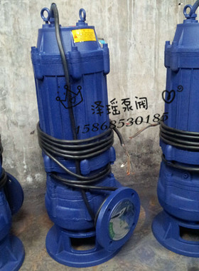 上海QW潜污泵无堵塞排污泵QW40-15-30-2.2,50-18-30-3,65-37-13-3
