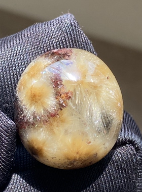 天然水晶发晶花吊坠裸石蛋面DIY发晶饰品项链挂坠 一物一图