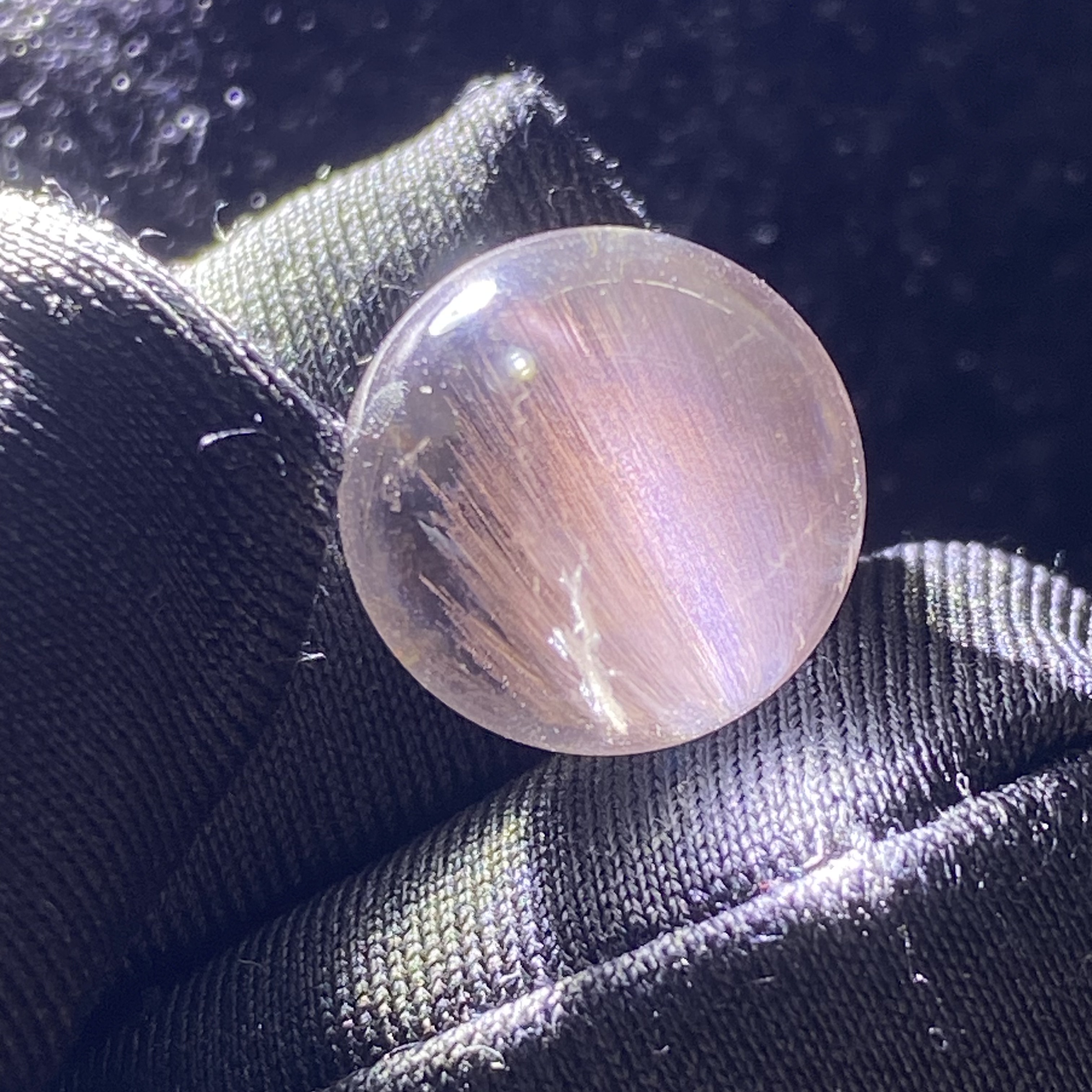 天然白水晶红针吊坠圆珠DIY水晶单珠饰品项链12mm一物一图