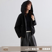 新款 德玛纳90鸭绒连帽短款 羽绒服女26冬季 户外轻量高级感保暖外套