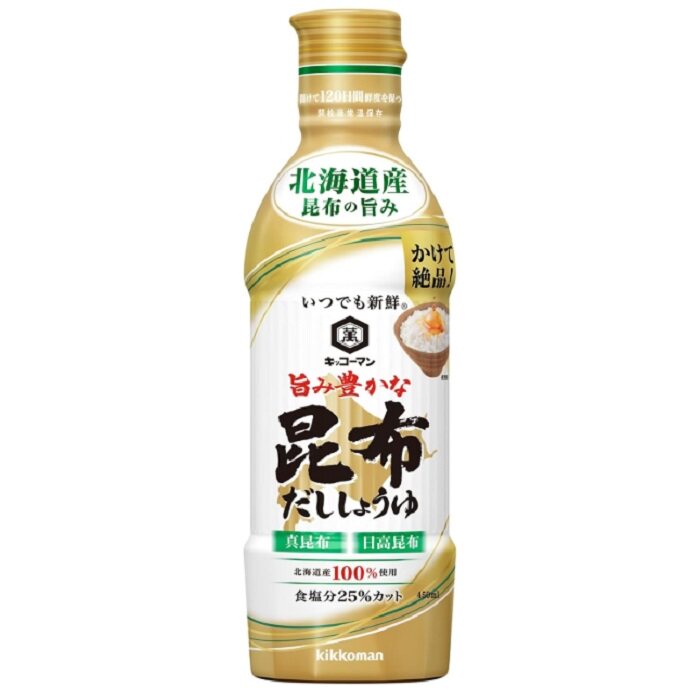 日本产キッコーマン いつでも新鲜 旨み豊かな昆布酱油刺身用