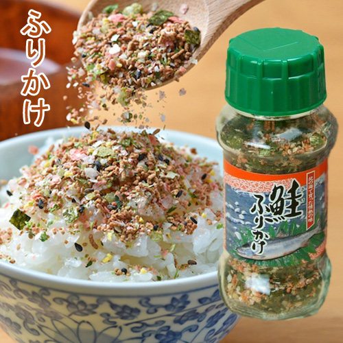 日本产 MINARI拌饭酱拌饭料寿司饭团便当 北海道鲑鱼ふりかけ
