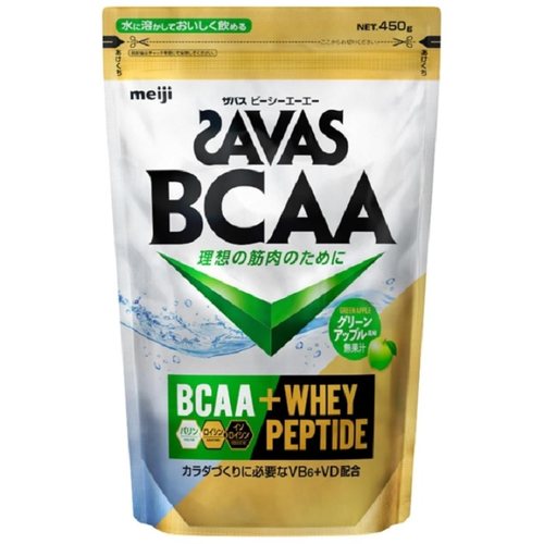 日本产BCAA添加乳清蛋白粉SAVAS