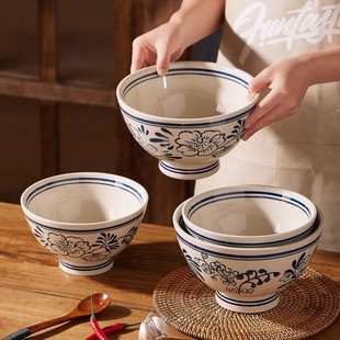 陶瓷面碗家用2025新款拉面碗泡面碗餐具吃面条大碗个人专用汤面碗