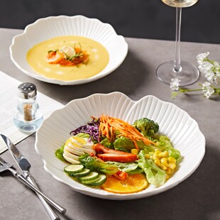 盘子菜盘家用深盘异形沙拉盘新款创意陶瓷碗碟甜品盘高级感餐盘