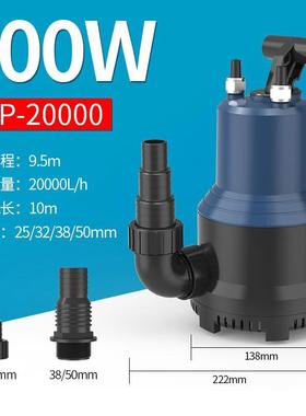 森森格池CLP30000流量变频潜水泵立式泵鱼塘抽水泵锦鲤鱼池高扬程