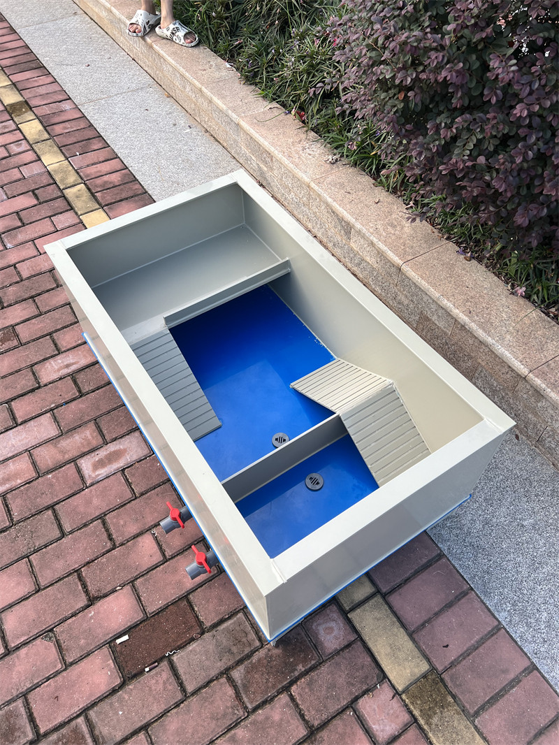 加厚养龟箱带晒台龟池养殖箱乌龟缸水陆黄缘龟生态养殖金鱼缸鱼池