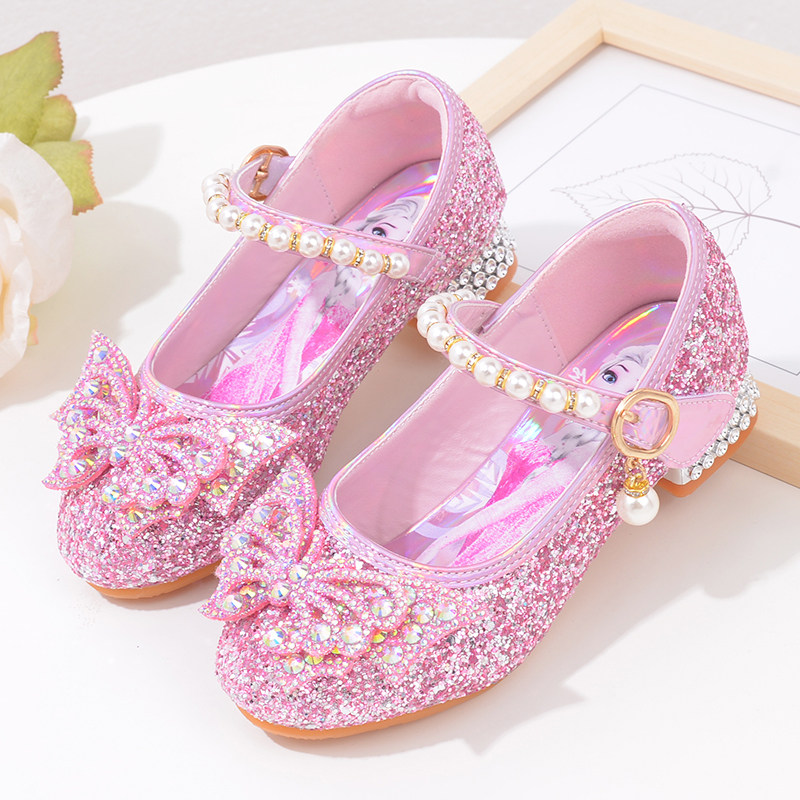 爱莎水晶鞋春季女童公主鞋单鞋网红新款儿童皮鞋高跟小童宝宝艾莎,童鞋/婴儿鞋/亲子鞋,水晶/水钻鞋,淘宝优惠券,粉丝福利购,淘宝优惠卷