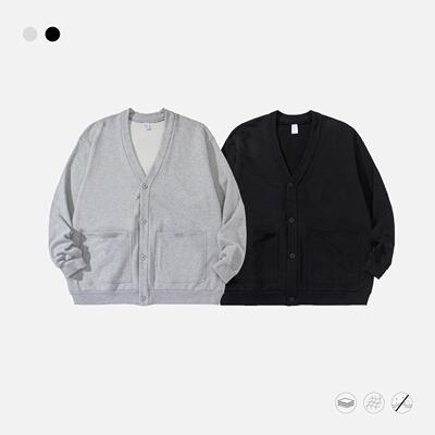 大码重磅卫衣道袍开衫cleanfit
