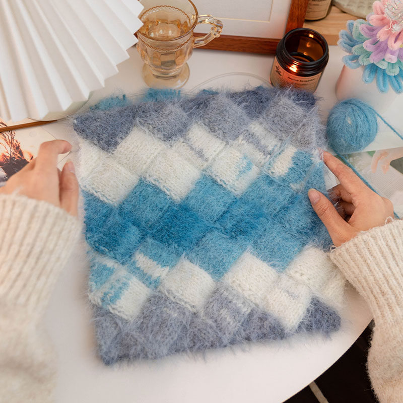 手工diy十刻雪宝白桦围巾材料包新手编织礼物送闺蜜女友秋冬保暖,服饰配件/皮带/帽子/围巾,DIY编织材料包,淘宝优惠券,粉丝福利购,淘宝优惠卷