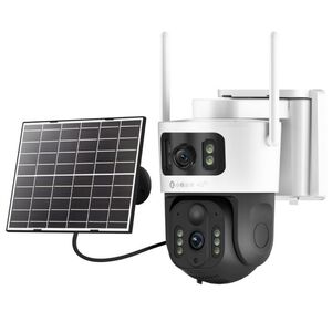 小豚当家X60(15w)太阳能摄像头400w+400W双摄高清防水监控