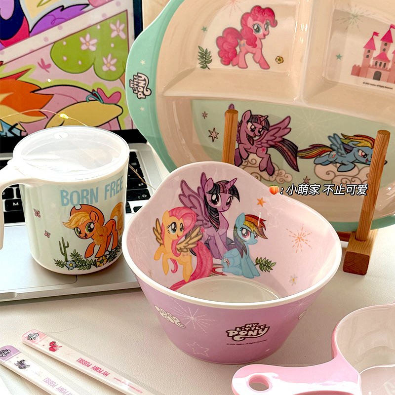 五和彩虹小马宝莉食品级儿童餐具