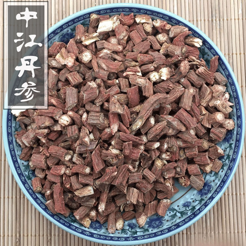 新货野生丹参丹参丹参片三七丹参粉紫丹参中江丹参500克包邮