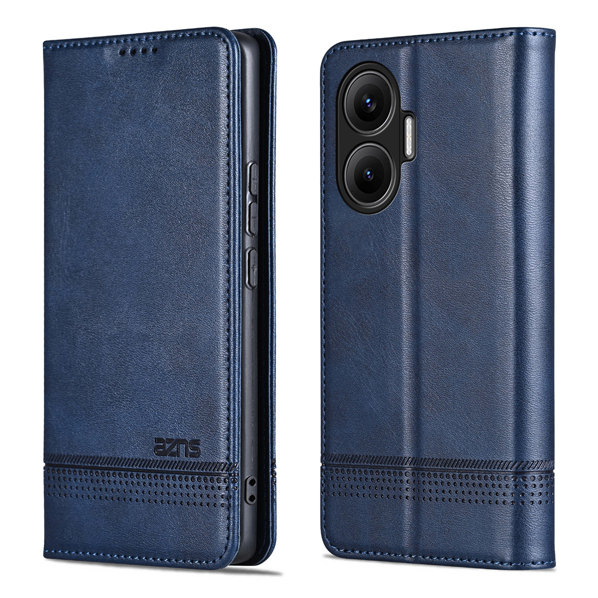 适用于红米turbo4Pro手机壳小米pocoF7Pro全包镜头X7防摔turbo3保护套红米K80PRO外壳K70翻盖式F6男女电话壳