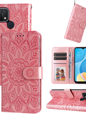 oppoA35手机壳翻盖式a32保护套a35oppo皮套opa32手机壳a33套掀盖式a15电话壳a16E全包防摔a16k个性皮盖软硅胶