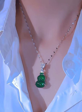 复古简约葫芦项链女款