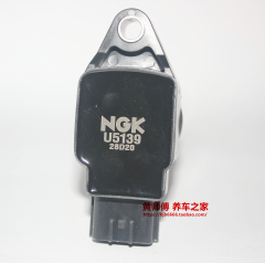 NGK点火线圈高压包U5139适用轩逸1.6L阳光1.5L蓝鸟NV200逍客启程