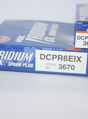 NGK铱金火花塞DCPR6EIX适用新奥拓北斗星X5吉姆尼KR6A-10 DCPR6E