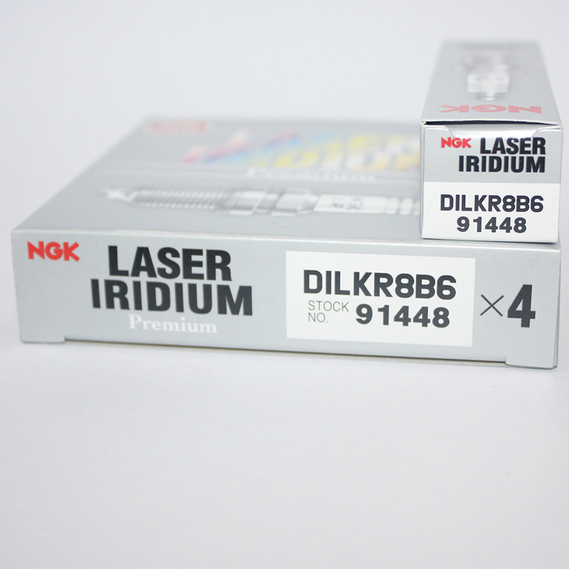 NGK双铱金火花塞DILKR8B6 91448适用10代EV0罗密欧GiuIia牧马人