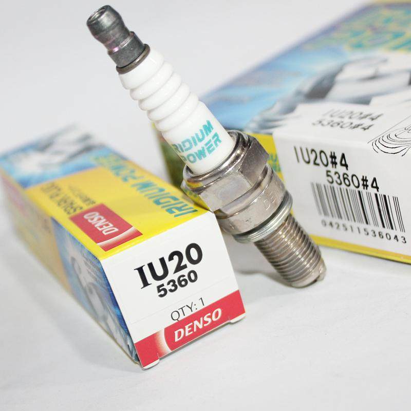 电装铱金火花塞IU20适用CR6E B6RTC海王星锐爽EN125 150超人悦酷