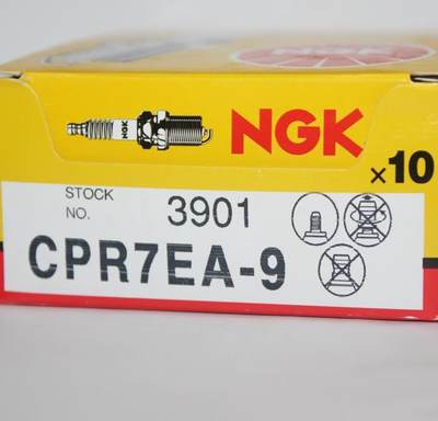 NGK火花塞CPR7EA-9优悦弯刀LEDA125锋朗飘悦110皓月统御CPR6EA-9