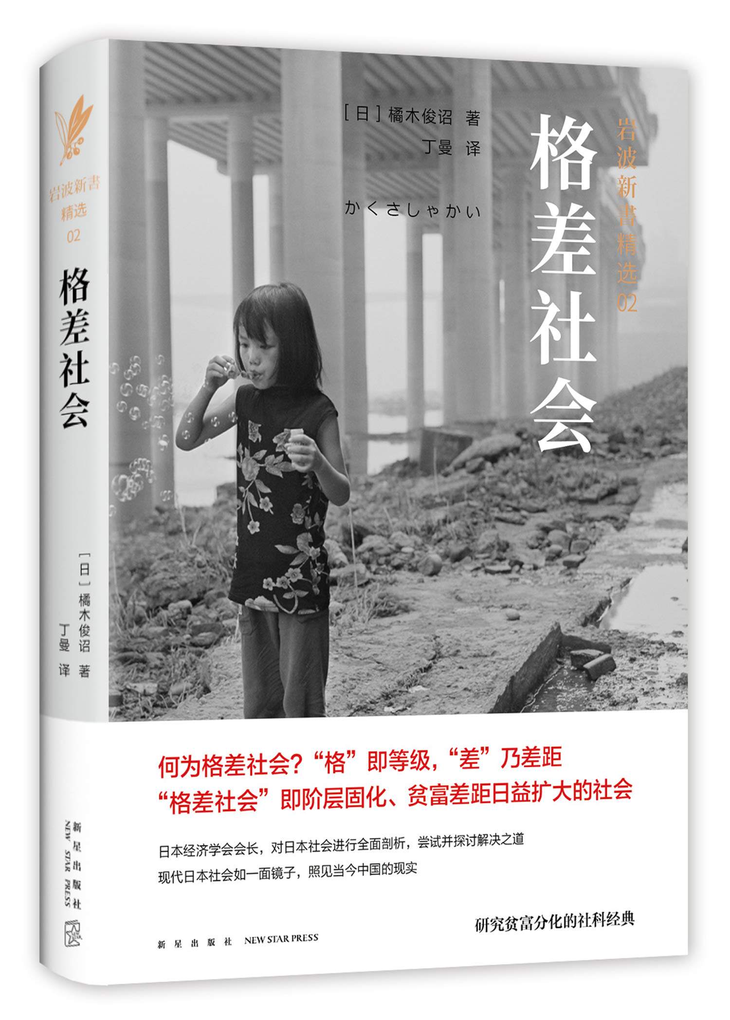 现货 岩波新书精选:格差社会 橘木俊诏 著 丁曼 译 新星出版社18.12