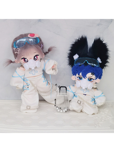 现货】【十字守护】小夜猫棉花娃衣20cm娃衣长腿特体福瑞体甜酷