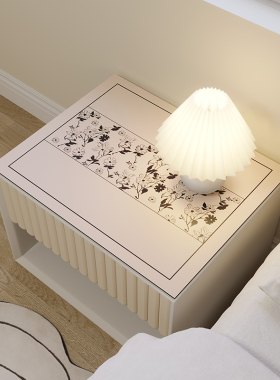 床头柜盖布保护垫轻奢高级感洗衣机防尘垫卧室桌面免洗皮革盖垫