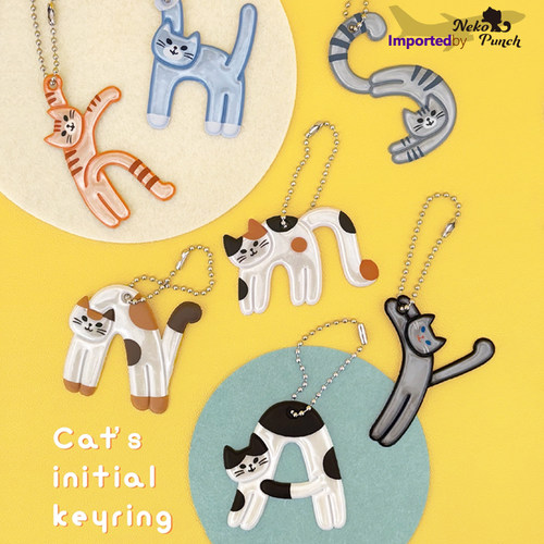 日本DECOLE猫咪反光挂件