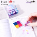 日本进口Q 手提盒可爱创意文具手帐素材礼物 LiA迷你印章印泥套装