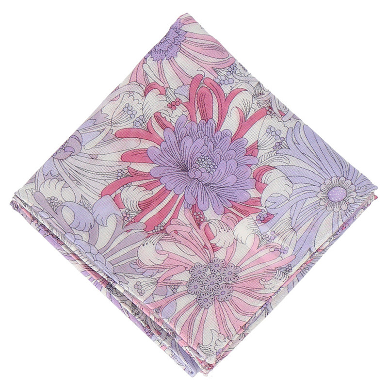 MADE IN JAPAN KAWABE LIBERTY SERIES WOMENS PRINTED HANDKERCHIEF COTTON SMALL SQUARE SCARF JAPANESE SCARF 50CM