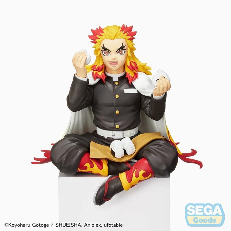 现货 SEGA 鬼灭之刃 炎柱 炼狱杏寿郎饭团压泡面景品手办日本正版