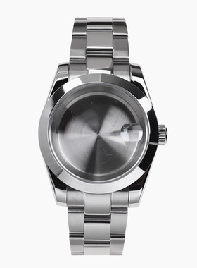 39mm蚝式恒动斜边透底表壳蓝宝石镜面组装套件适装NH35NH36机芯