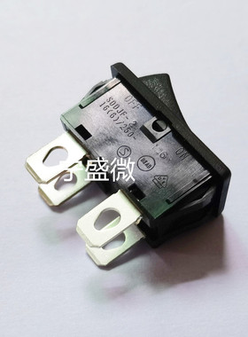 SDDJF30200 船型电源翘板开关 4脚2档直角缝纫机音响开关