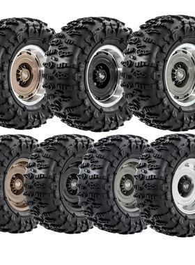 攀爬车R2.6寸黑泥轮毂JC轮胎jk MK07易控CROSSRC大豹子毒蜥CK5811